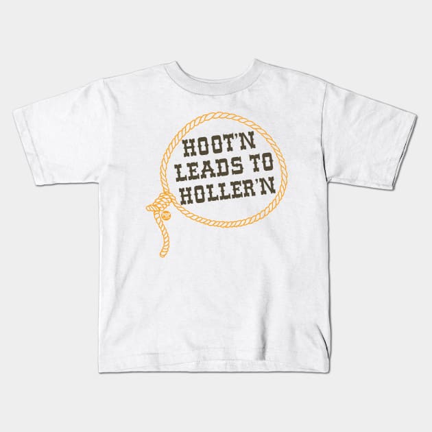 HOOT'N Kids T-Shirt by toddgoldmanart